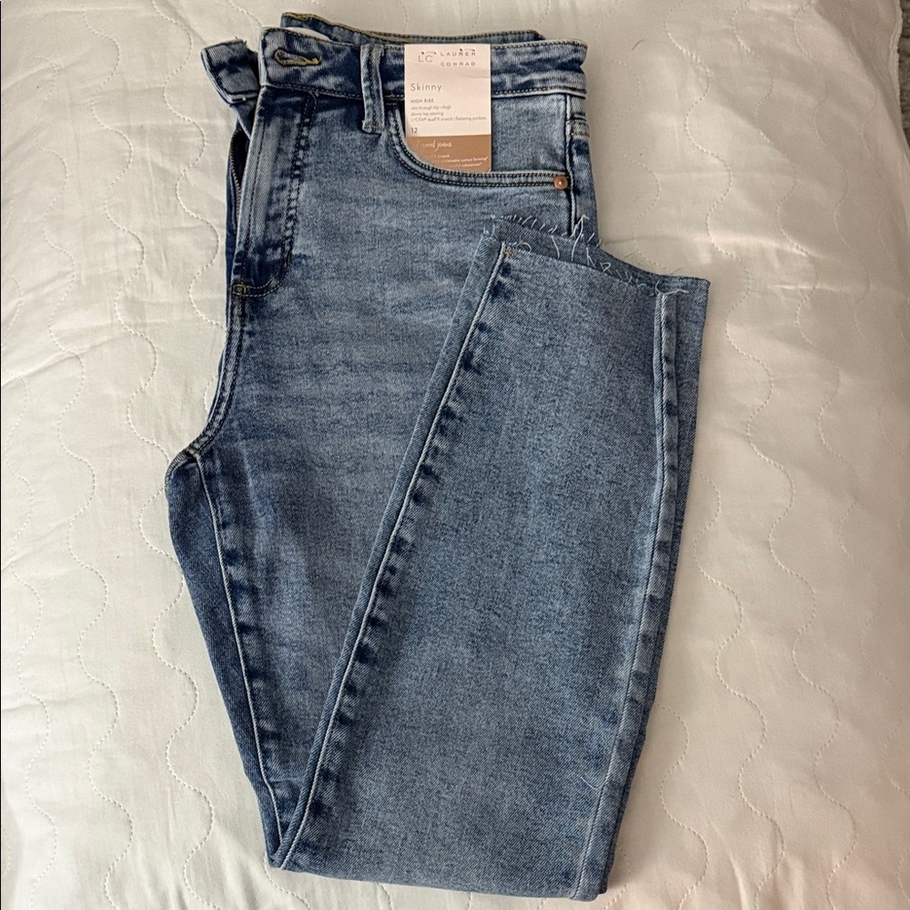 LC Lauren Conrad Women’s Skinny Jeans, Sz 12